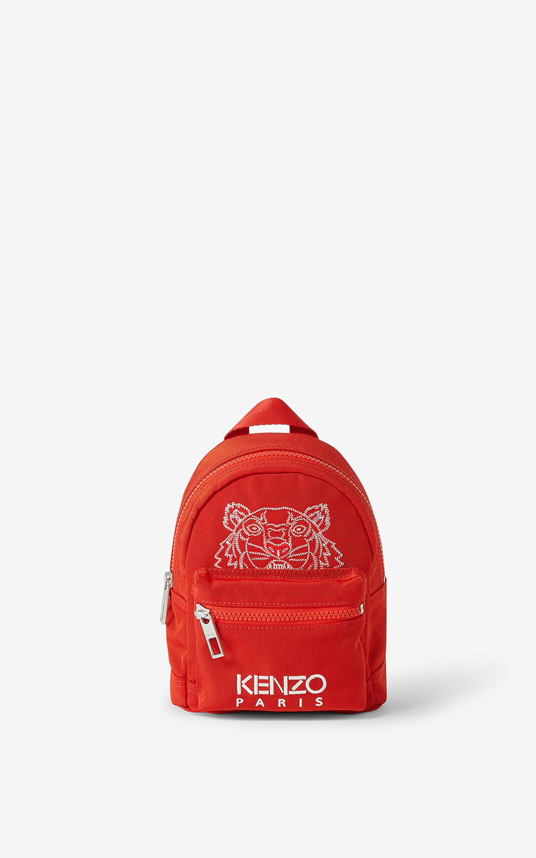 Kenzo Kampus Tiger Lærred mini Rygsæk Herre - Rød DK-834255